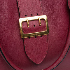 Medium Grained Calfskin Buckle Tote