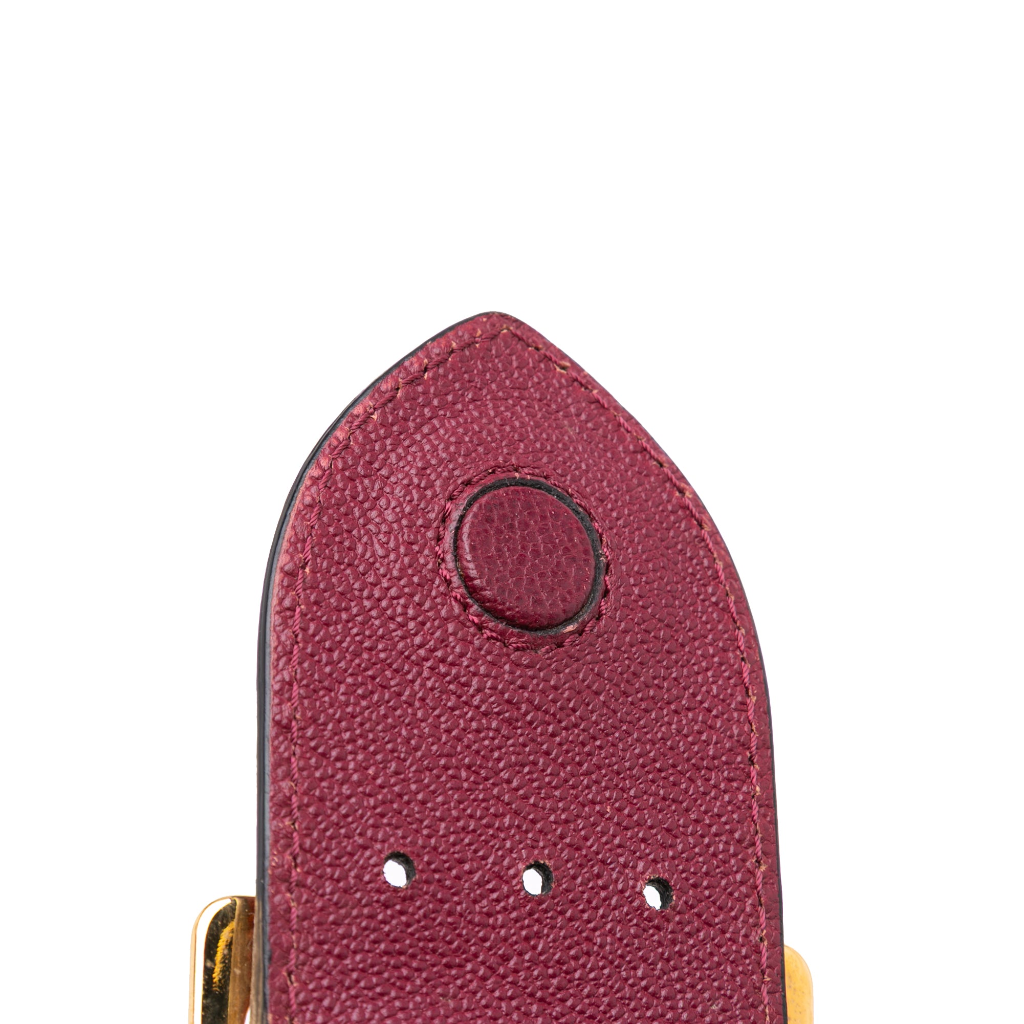 Medium Grained Calfskin Buckle Tote