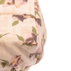 Mini Zucca Canvas Rose Printed Chef Handbag