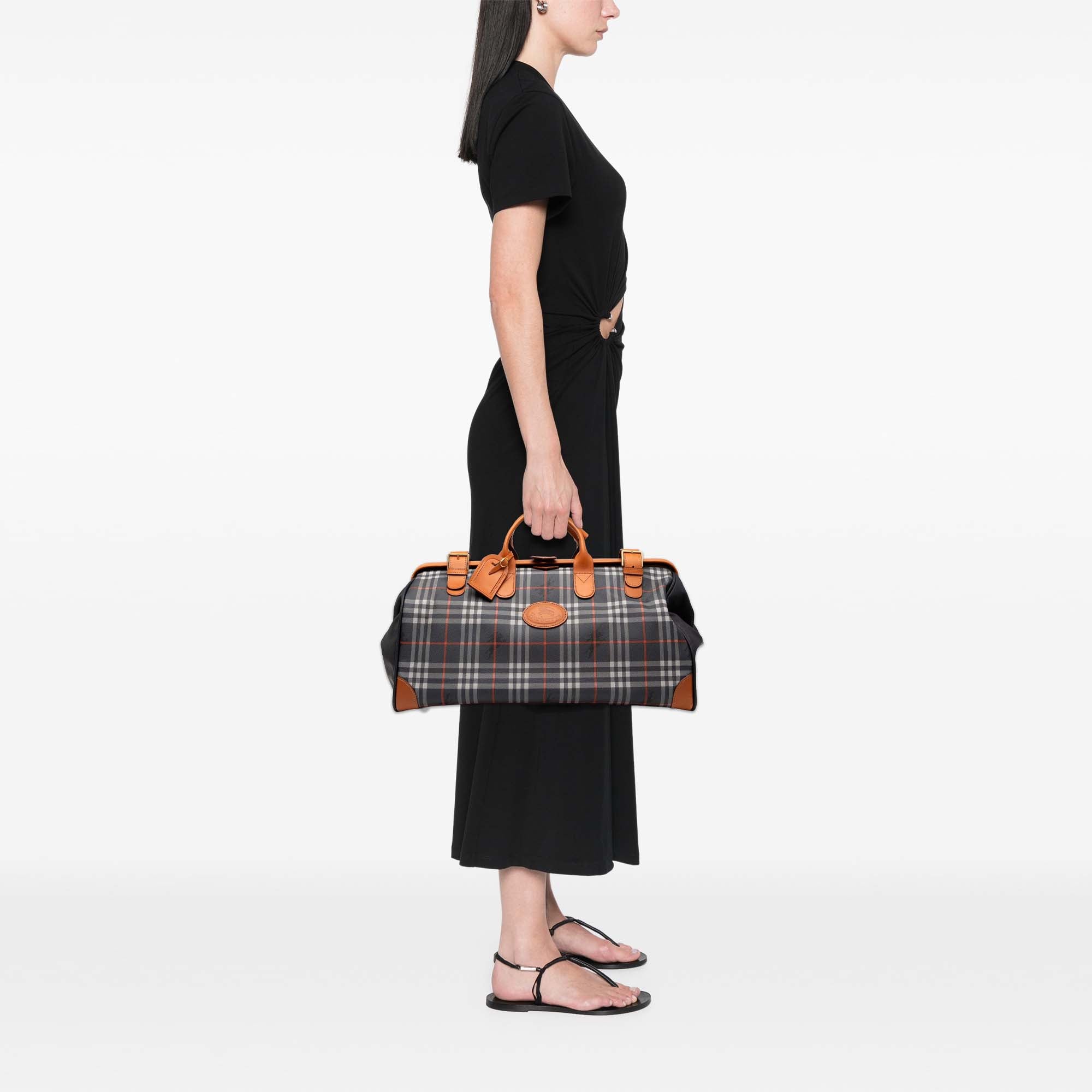 Haymarket Check Coated Canvas Travel Bag