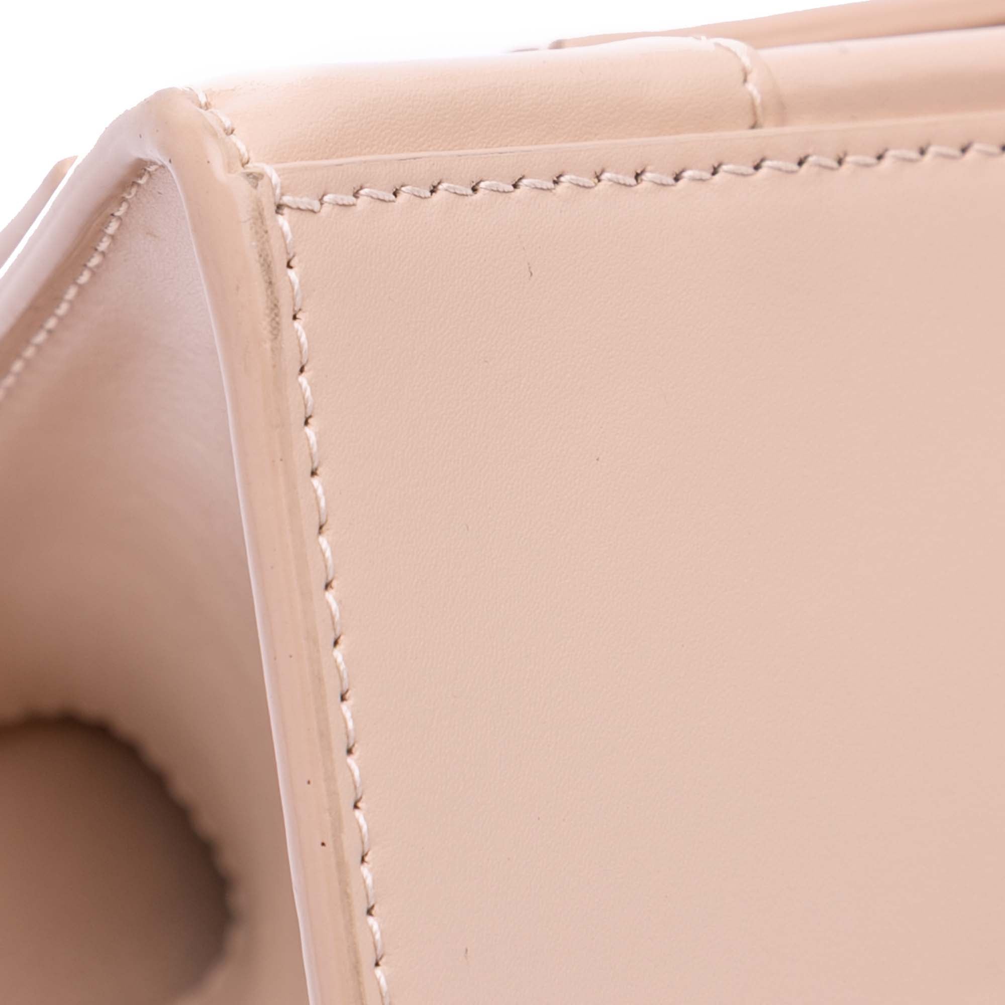 Small Leather Hourglass Top Handle Bag
