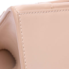 Small Leather Hourglass Top Handle Bag