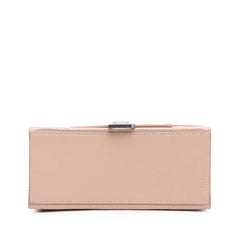 Small Leather Hourglass Top Handle Bag