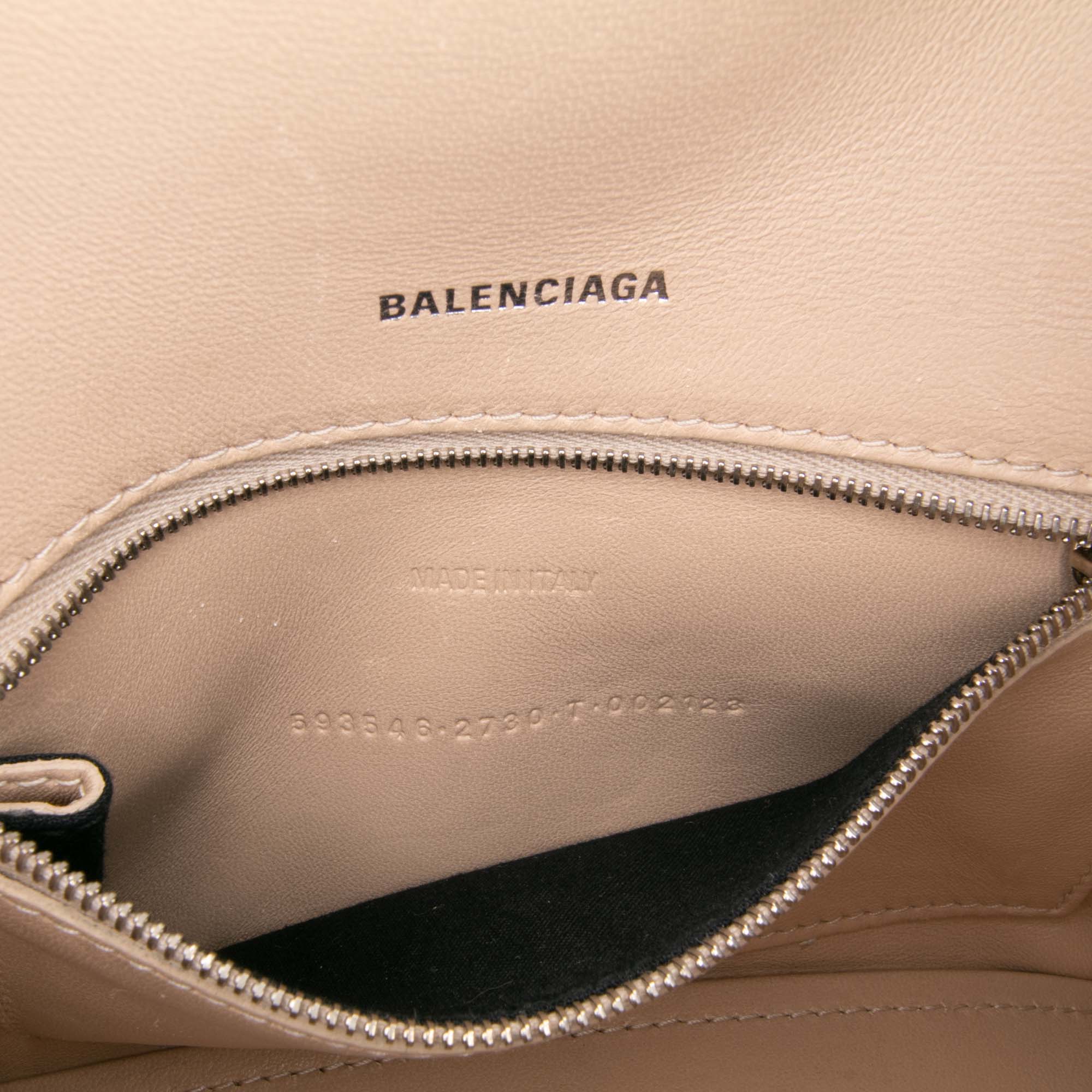Small Leather Hourglass Top Handle Bag