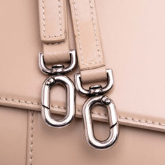 Small Leather Hourglass Top Handle Bag