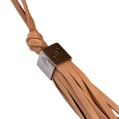 Calfskin Square Stitch Tassel Hobo