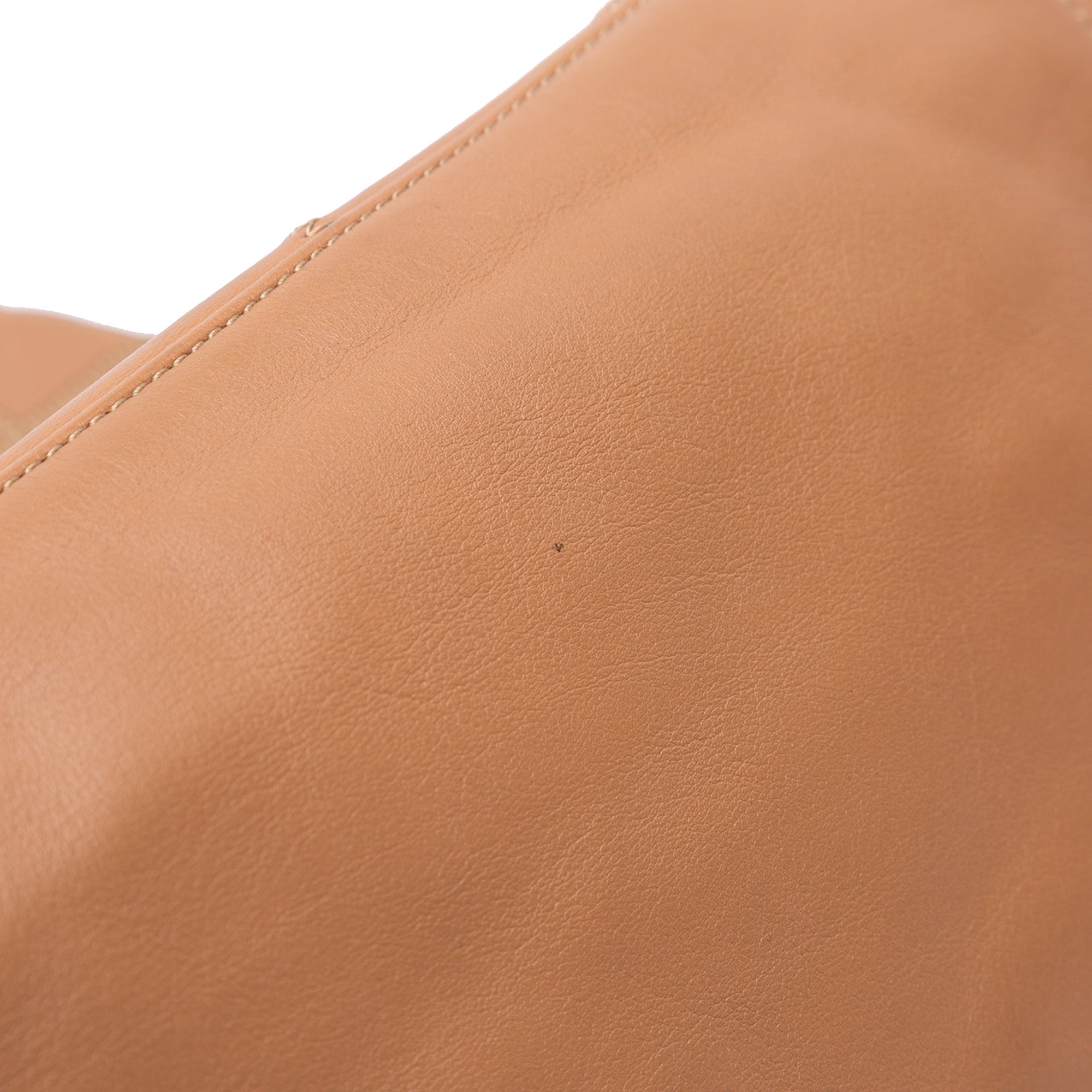 Calfskin Square Stitch Tassel Hobo