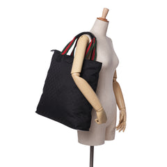 GG Canvas Web Tote