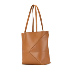 Medium Shiny Calfskin Puzzle Fold Tote