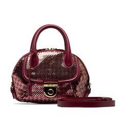 Mini Sequin Fiamma Satchel