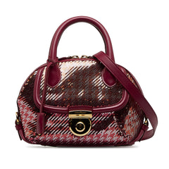 Mini Sequin Fiamma Satchel