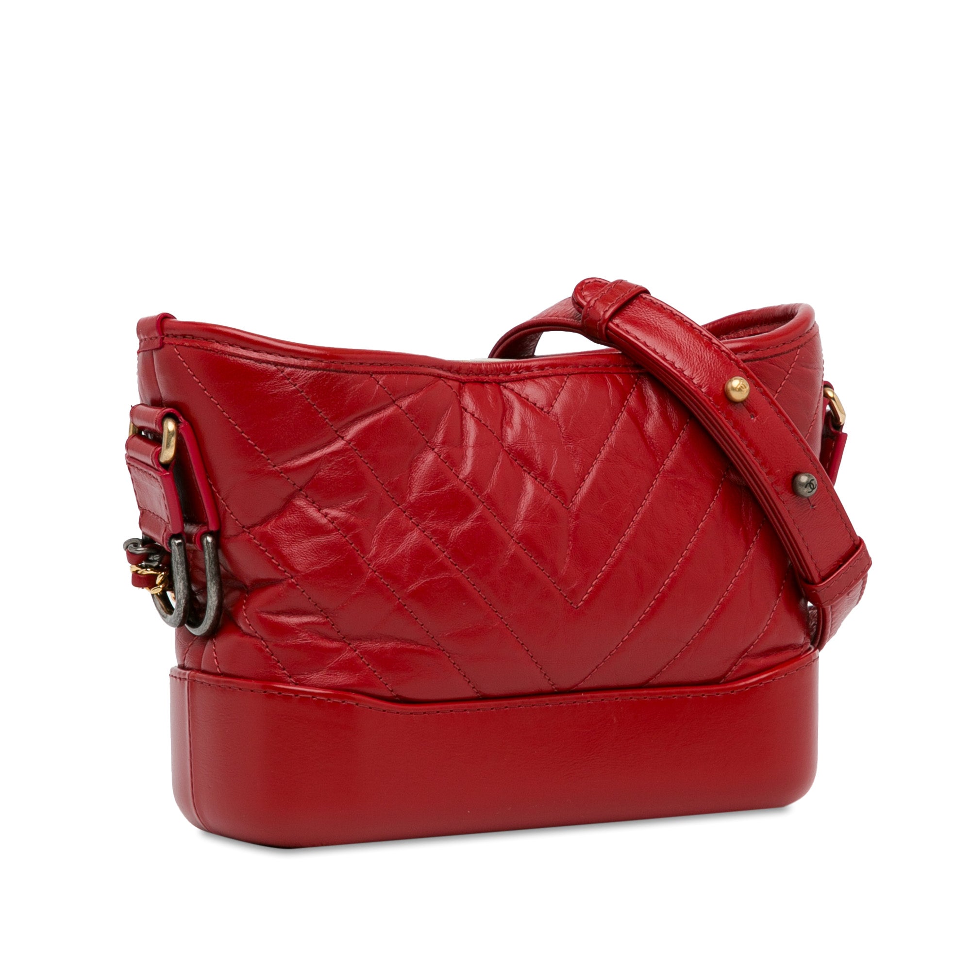 Small Chevron Lambskin Gabrielle Crossbody_1