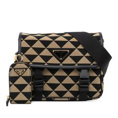 Symbole Double Buckle Messenger Bag