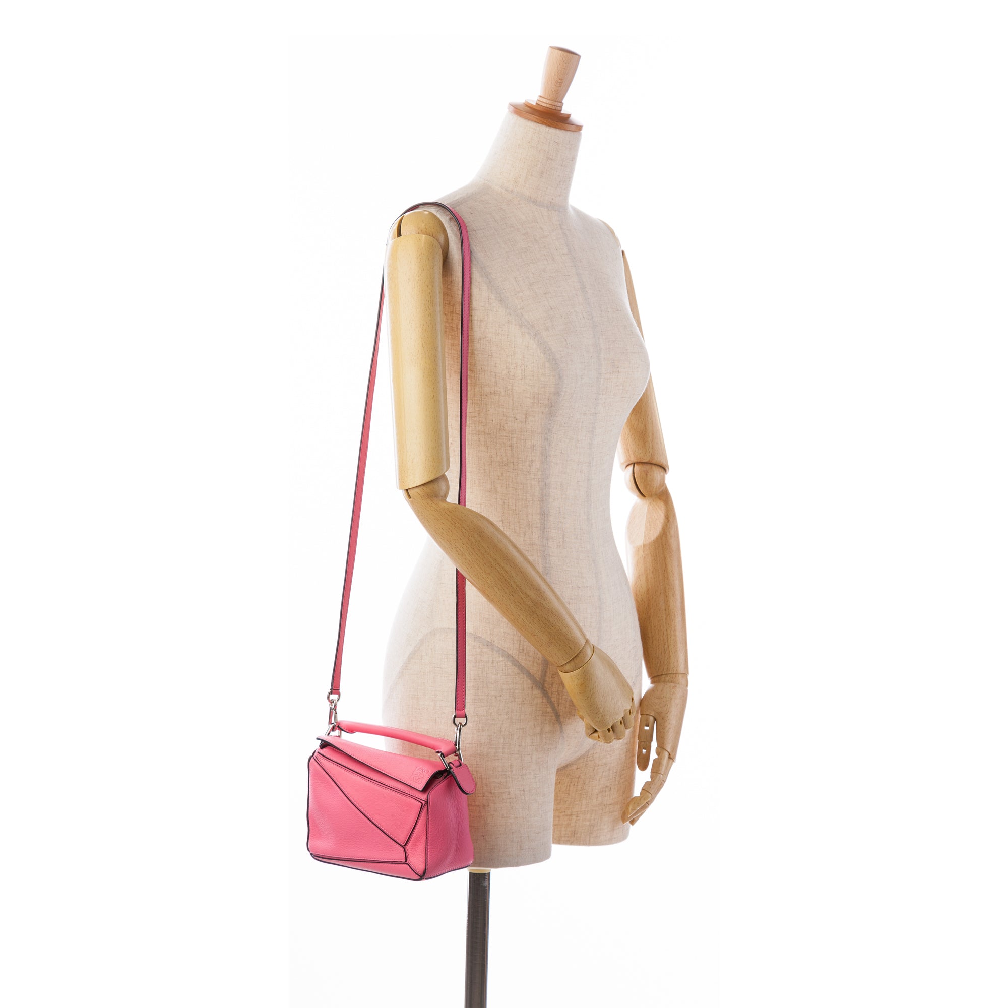 Mini Calfskin Puzzle Satchel