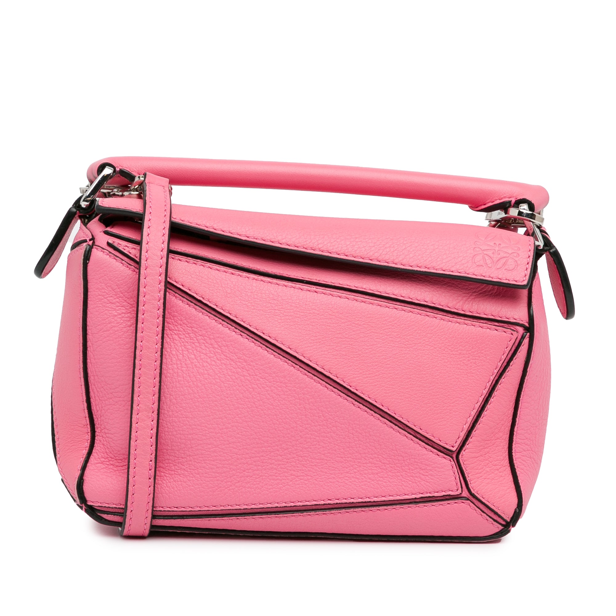 Mini Calfskin Puzzle Satchel
