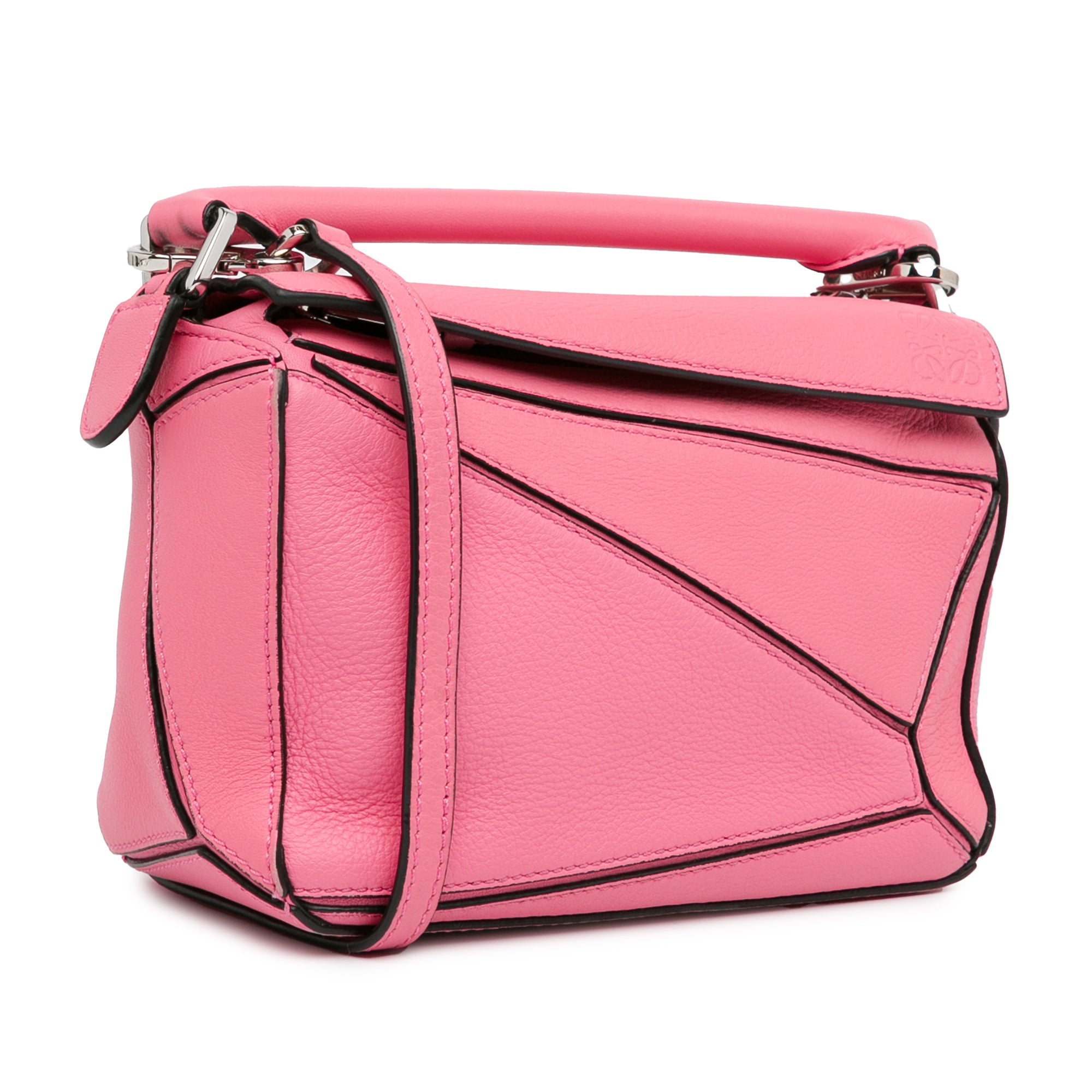 Mini Calfskin Puzzle Satchel