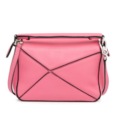 Mini Calfskin Puzzle Satchel