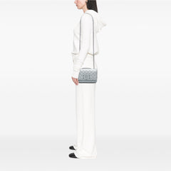 Small Quilted Metallic Caviar CC Filigree Flap