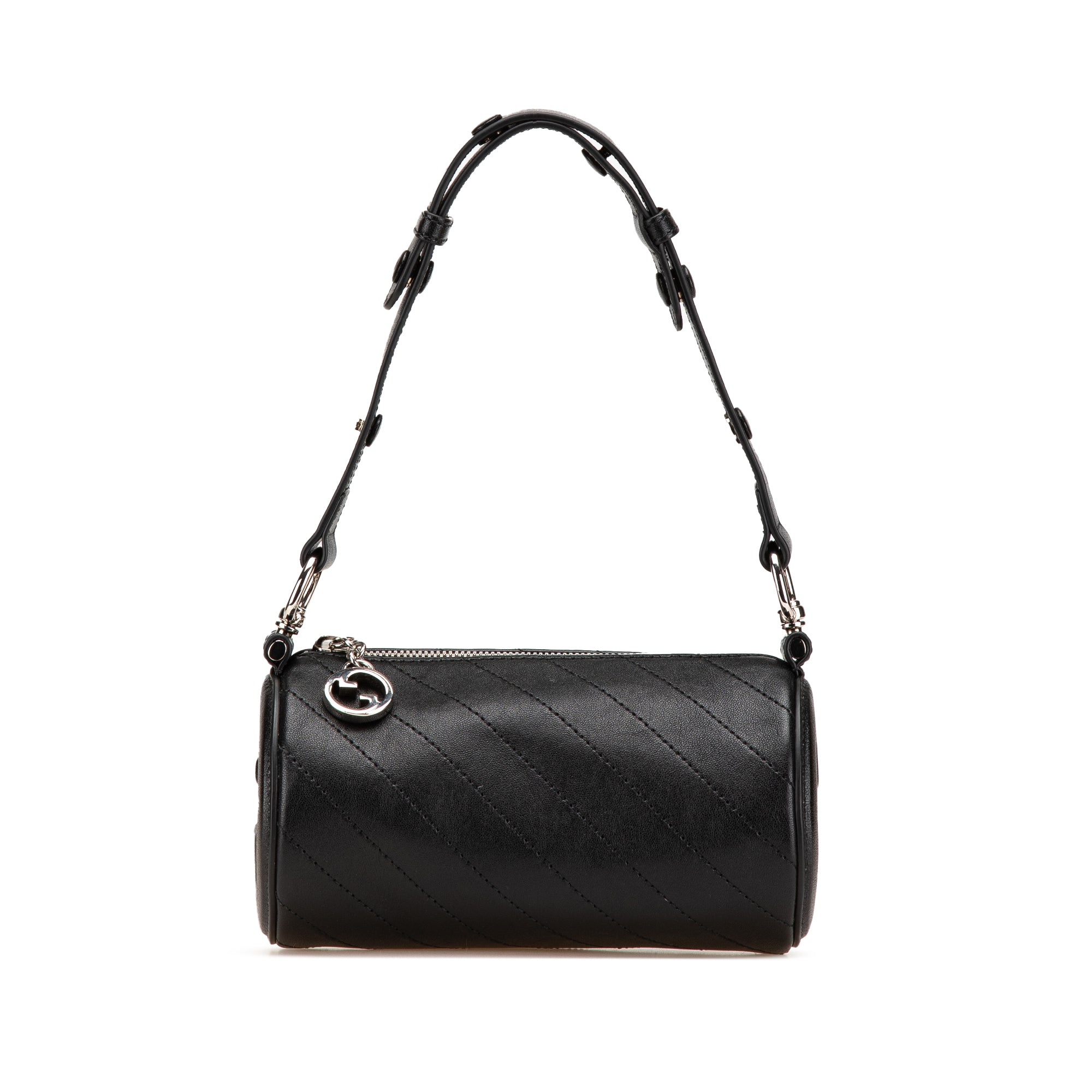 Mini Leather Blondie Barrel Shoulder Bag