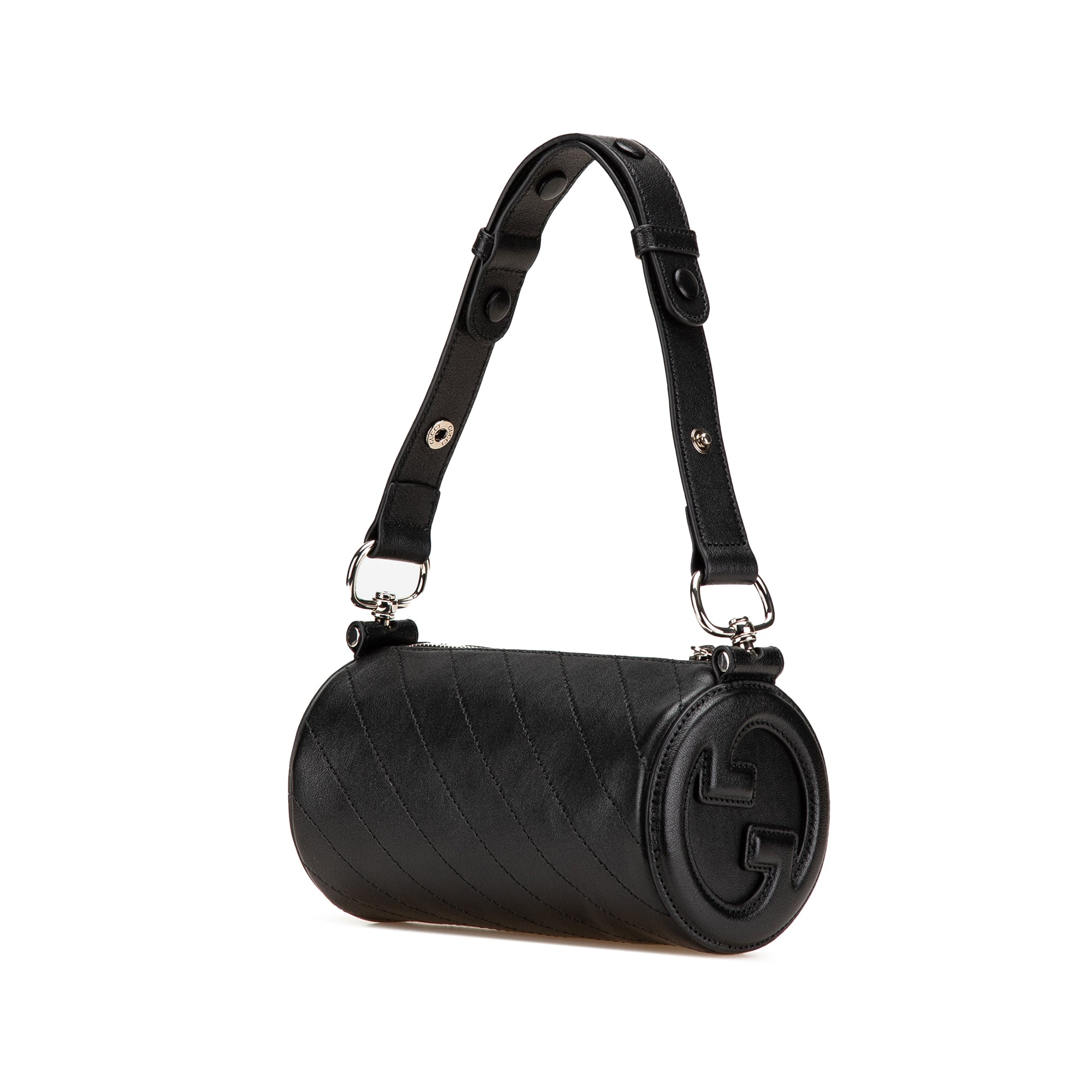Mini Leather Blondie Barrel Shoulder Bag