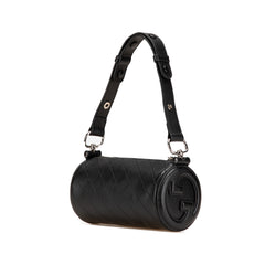 Mini Leather Blondie Barrel Shoulder Bag
