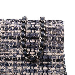 Quilted Tweed and Calfskin Gabrielle Wallet On Chain