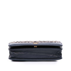 Quilted Tweed and Calfskin Gabrielle Wallet On Chain