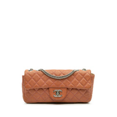 Classic Lambskin East West Single Flap