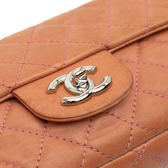 Classic Lambskin East West Single Flap