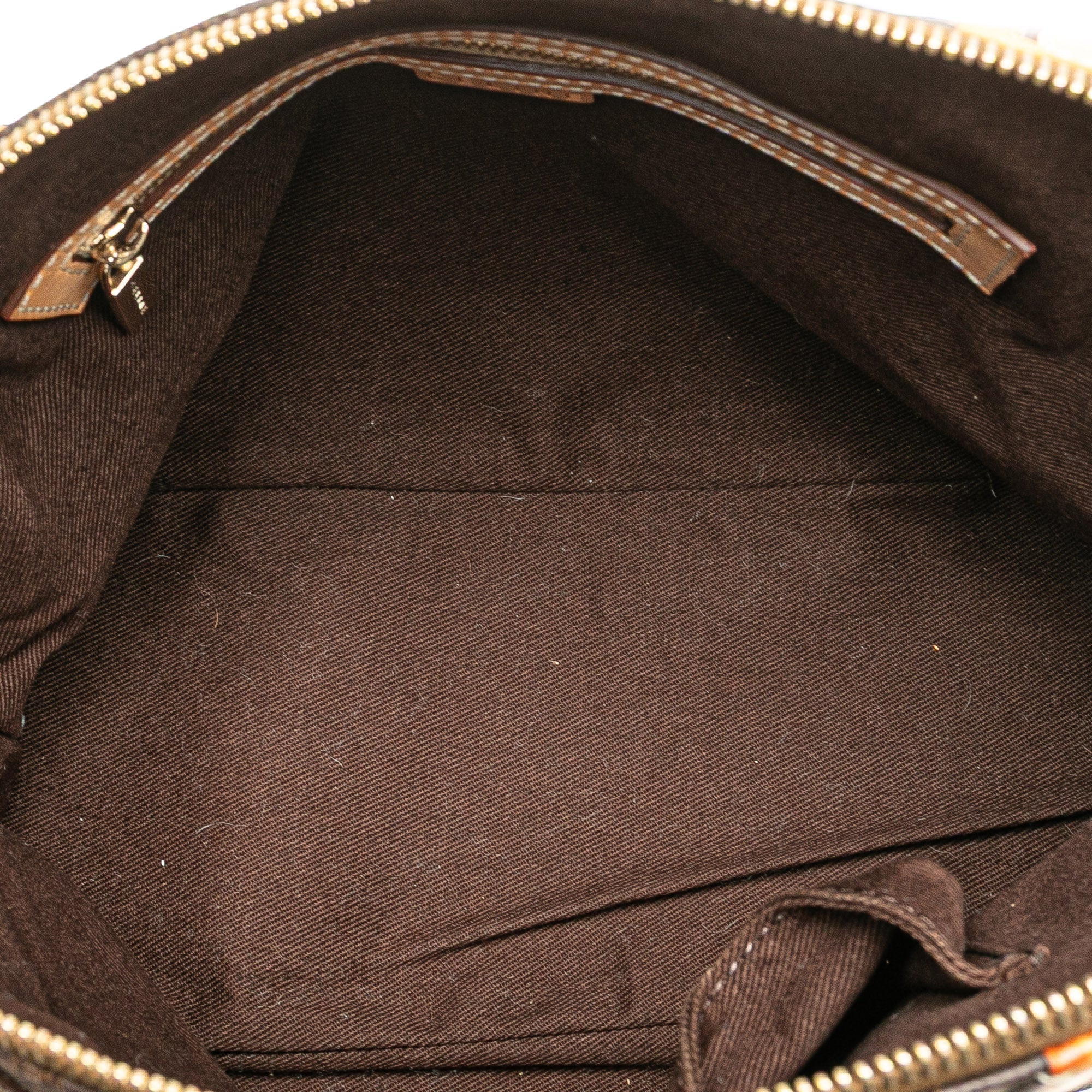 Macadam Coated Canvas Dome Satchel