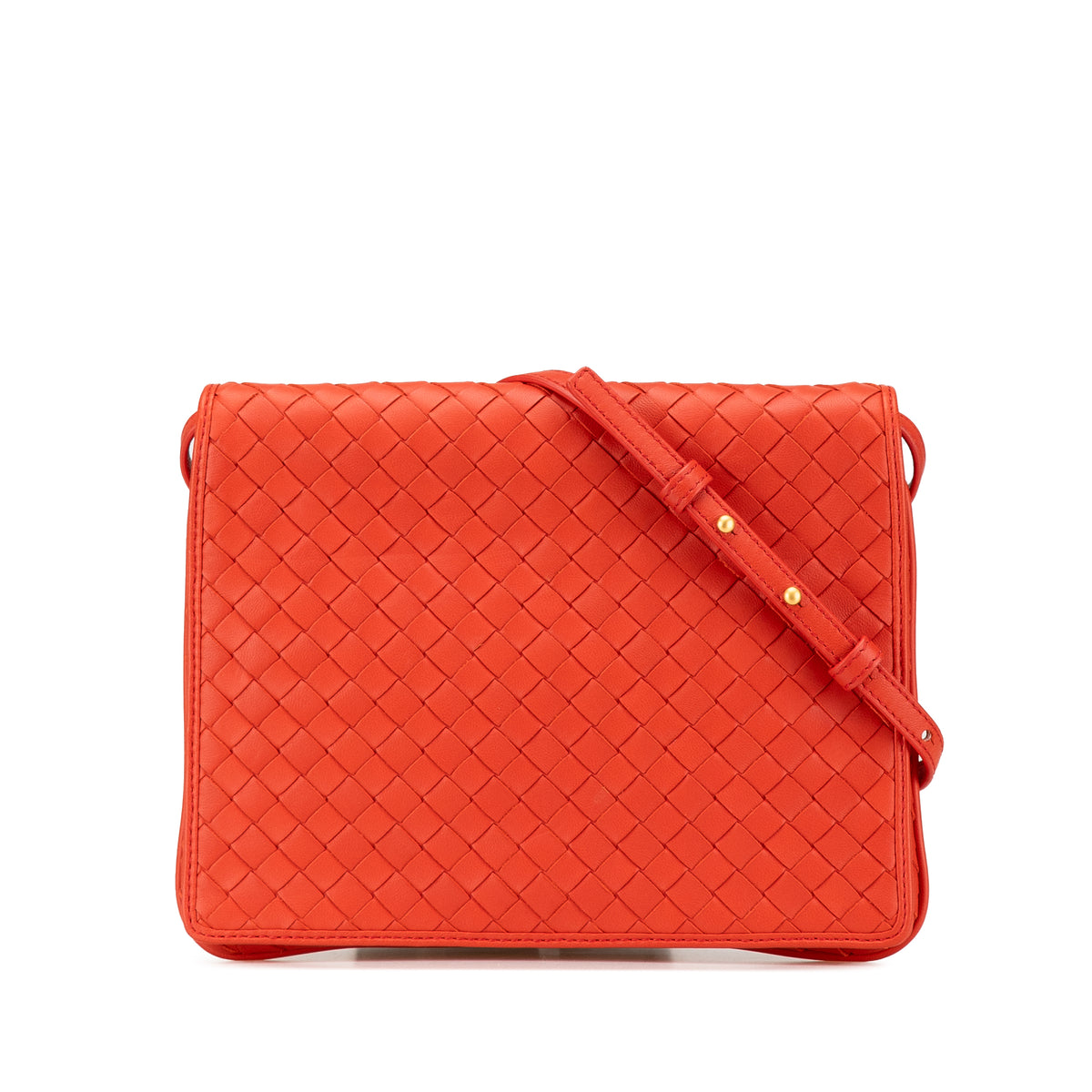 Nappa Intrecciato Flap Crossbody