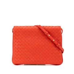Nappa Intrecciato Flap Crossbody