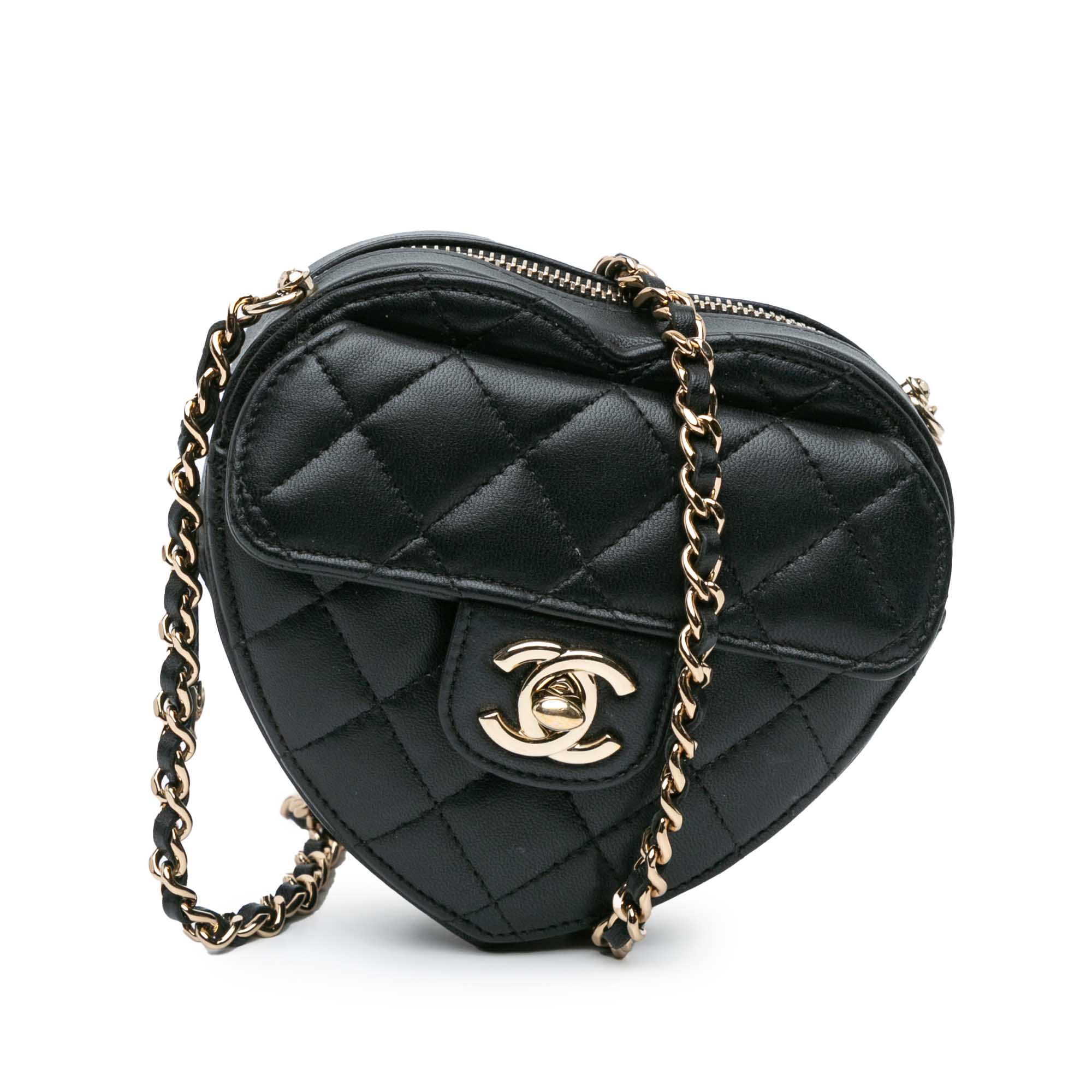 Mini Lambskin CC in Love Heart Crossbody