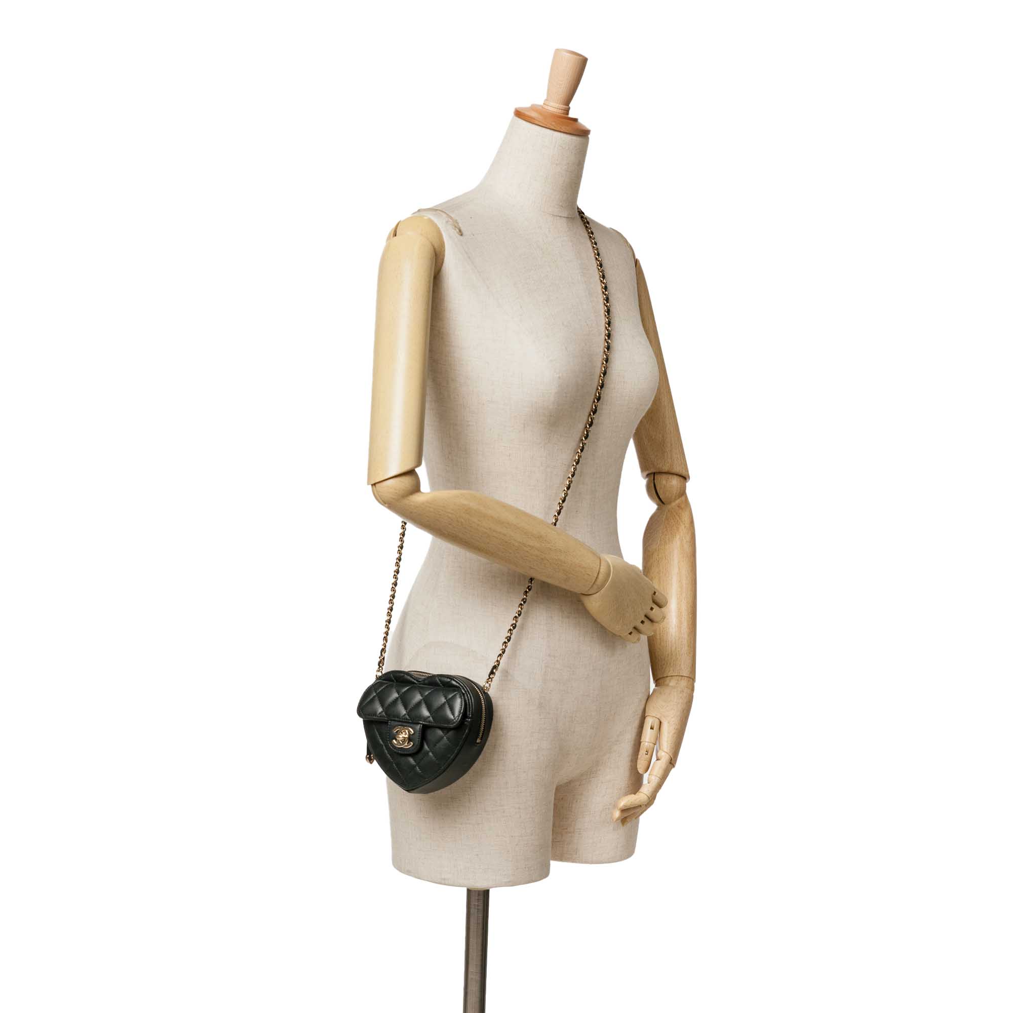 Mini Lambskin CC in Love Heart Crossbody