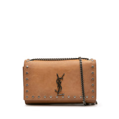 Medium Leather Monogram Star Studded Kate Crossbody