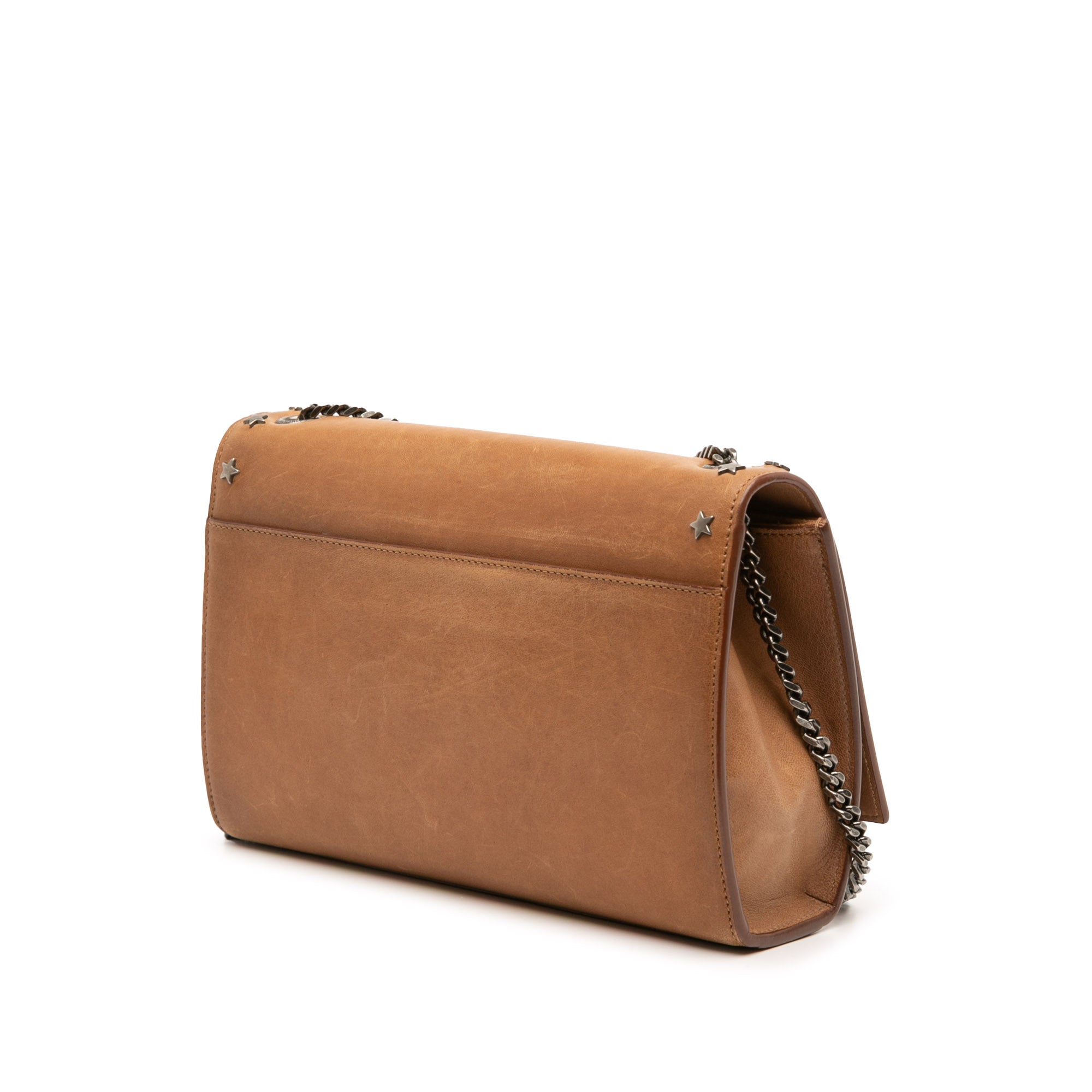 Medium Leather Monogram Star Studded Kate Crossbody