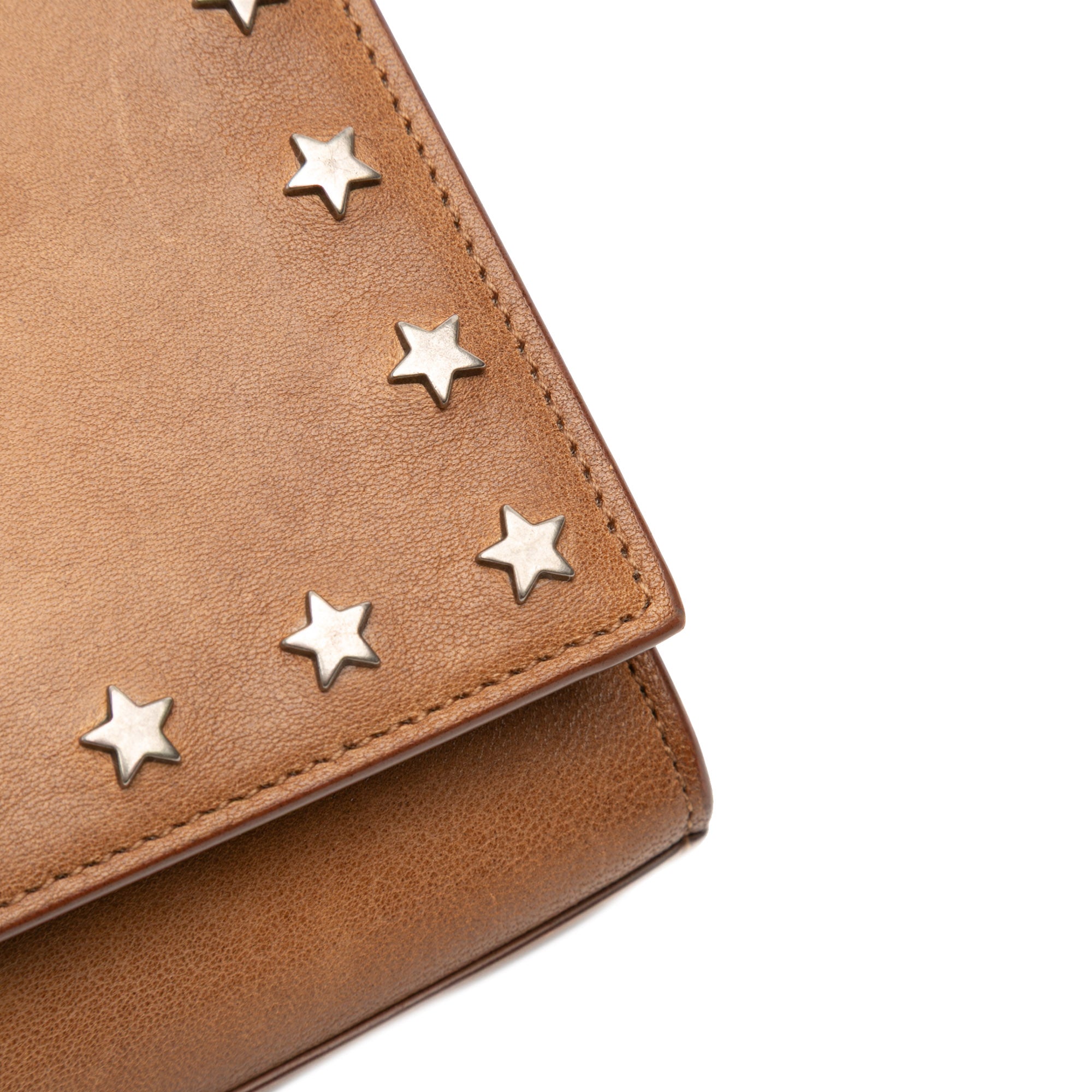 Medium Leather Monogram Star Studded Kate Crossbody