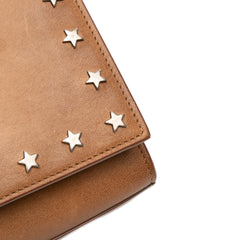 Medium Leather Monogram Star Studded Kate Crossbody