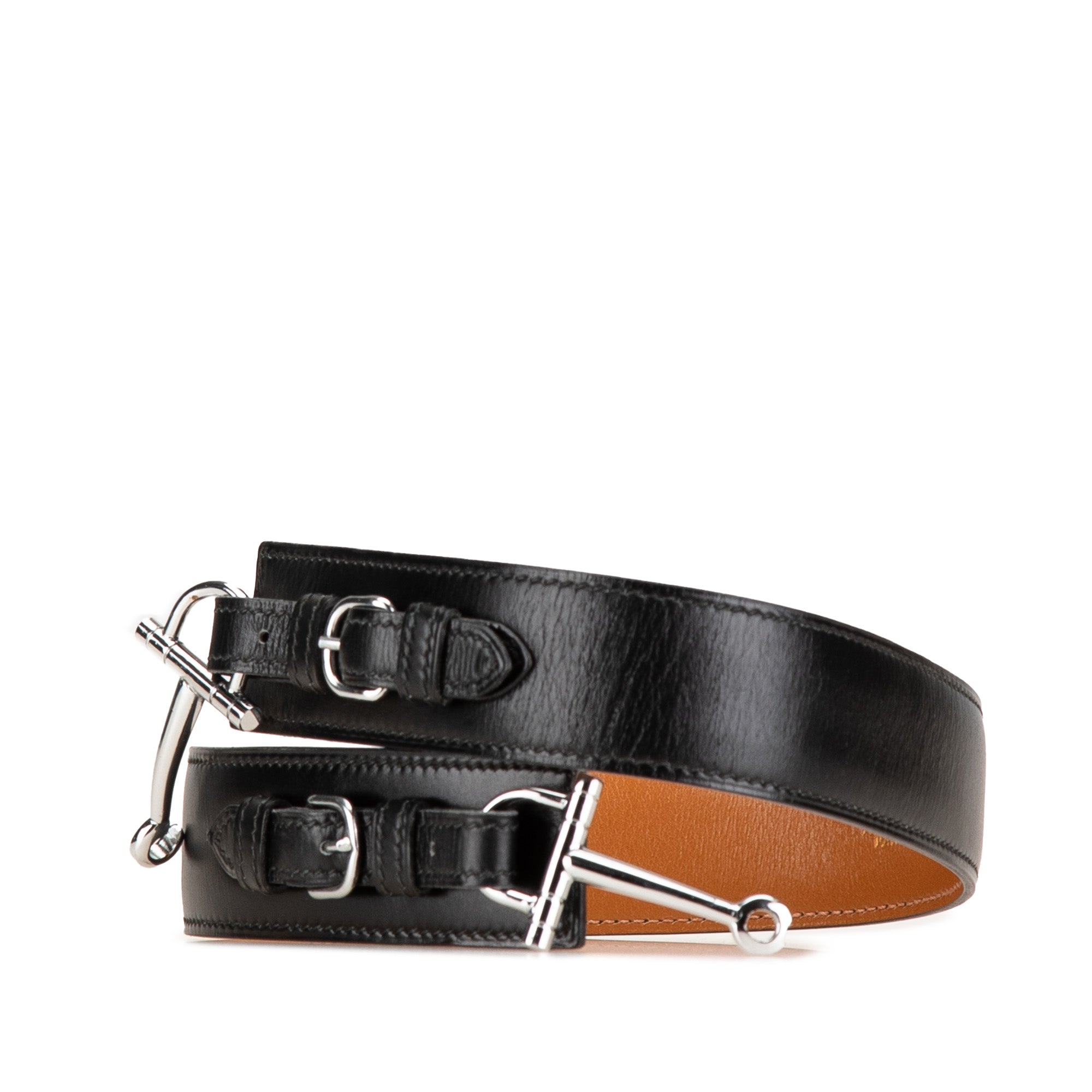 Leather Horsebit Belt