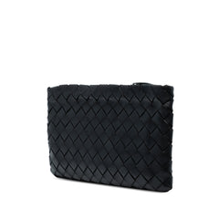 Small Nappa Intrecciato Zip Pouch
