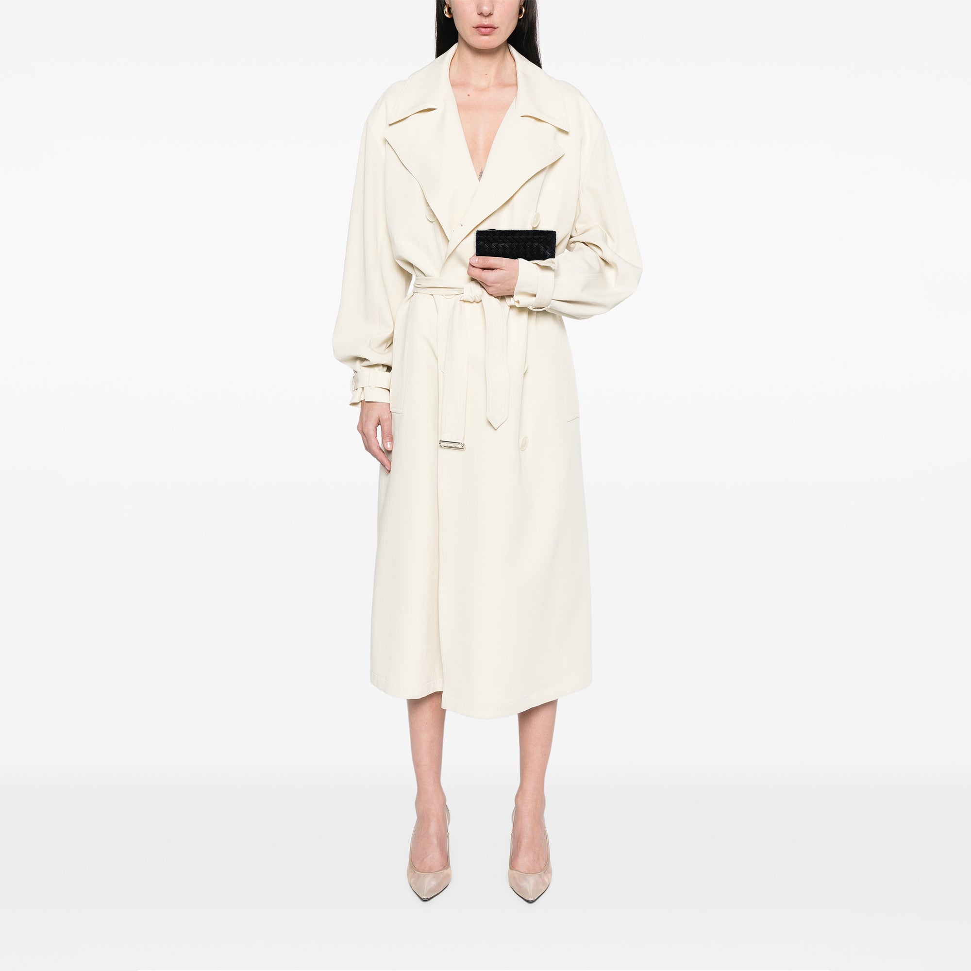 Small Nappa Intrecciato Zip Pouch