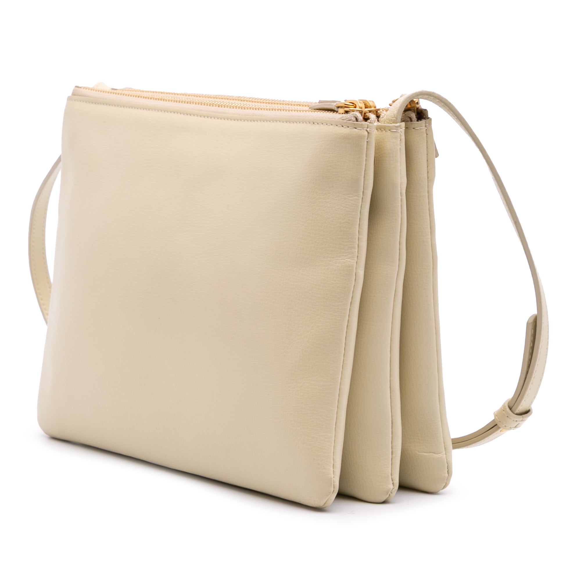 Large Lambskin Trio Crossbody
