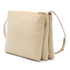 Large Lambskin Trio Crossbody
