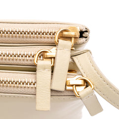 Large Lambskin Trio Crossbody