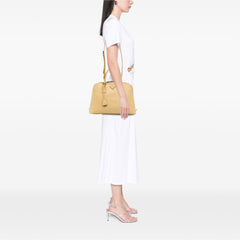 Medium Saffiano Lux Promenade Satchel