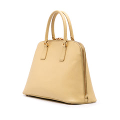 Medium Saffiano Lux Promenade Satchel