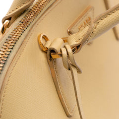 Medium Saffiano Lux Promenade Satchel