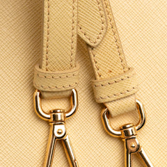 Medium Saffiano Lux Promenade Satchel