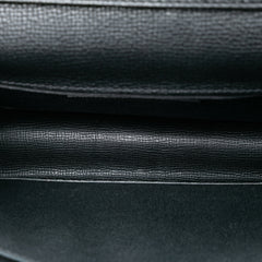 Small Leather and House Check Canvas Derby Macken Crossbody