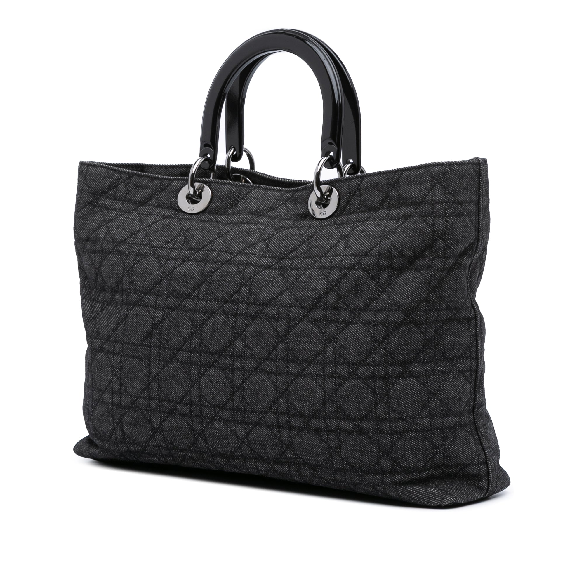 Extra Large Denim Cannage Lady Dior
